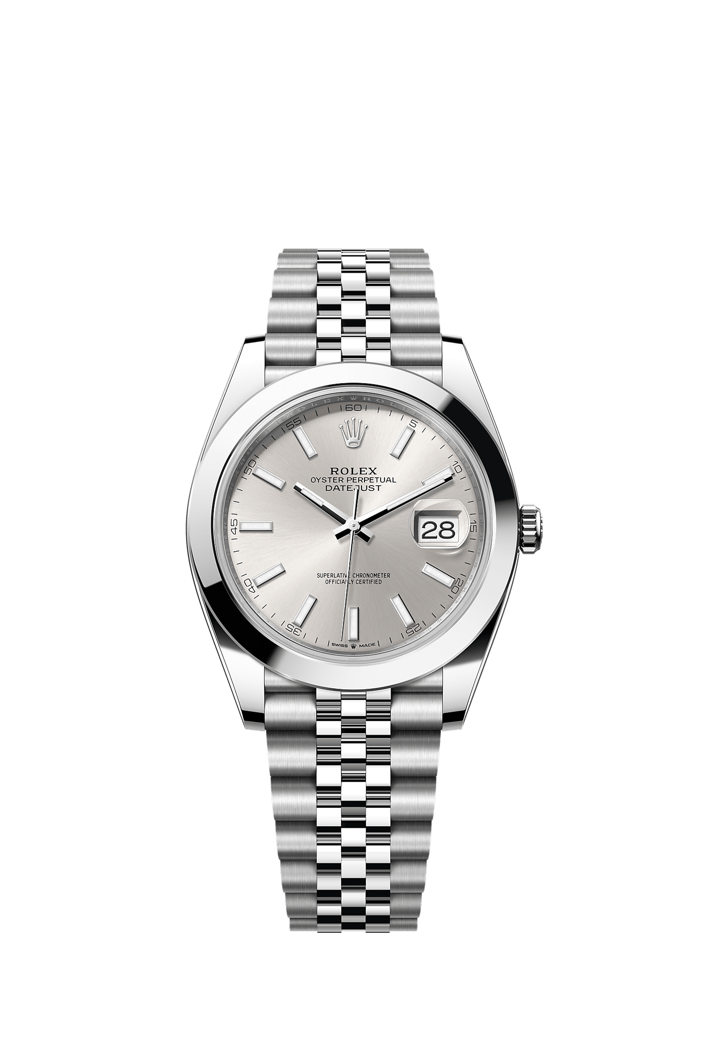 Datejust 41 41mm Oystersteel Silver Dial Jubilee Bracelet Self-Winding Watch