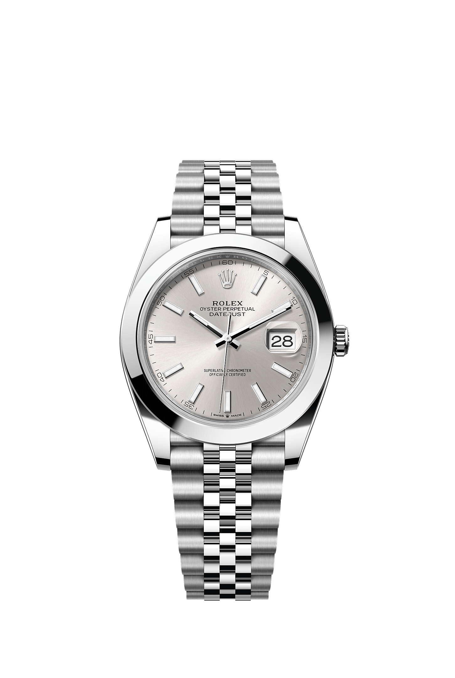 Datejust 41 41mm Oystersteel Silver Dial Jubilee Bracelet Self-Winding Watch