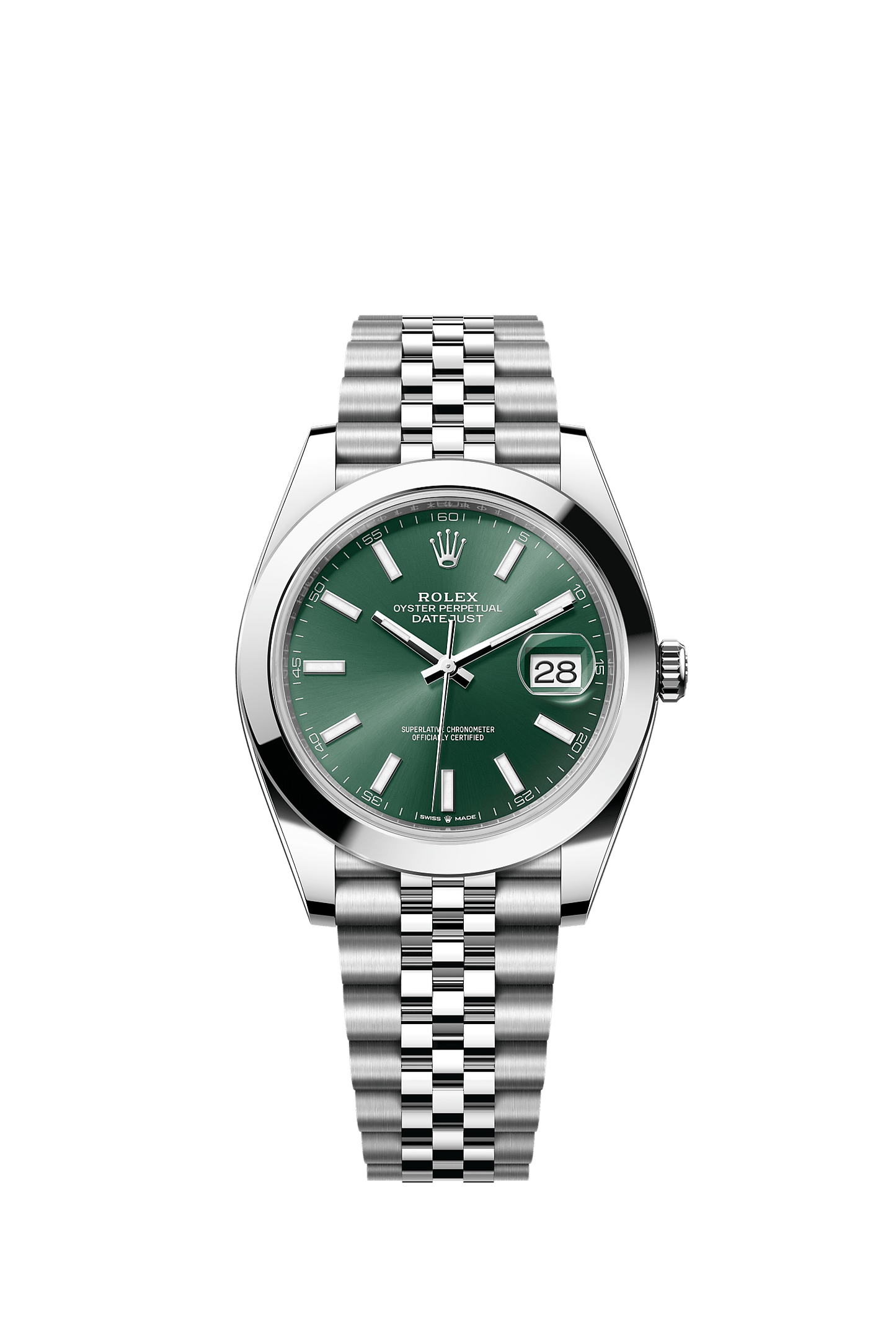 Datejust 41 41mm Oystersteel Mint Green Sunray Dial Oyster Bracelet Self-Winding Watch