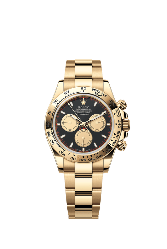 Cosmograph Daytona Oyster Chronograph Watch 40mm 18ct Yellow Gold Intense Black Dial