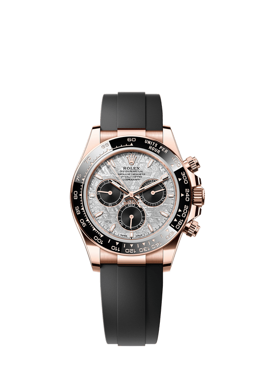 Cosmograph Daytona 18 Ct Everose Gold Watch 40mm Meteorite Dial