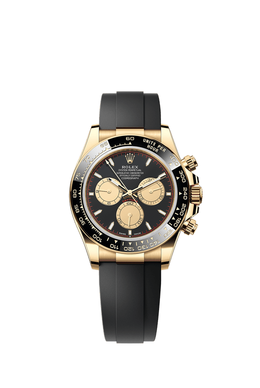 Cosmograph Daytona Oyster Chronograph Watch 40mm 18ct Yellow Gold Black Champagne Dial