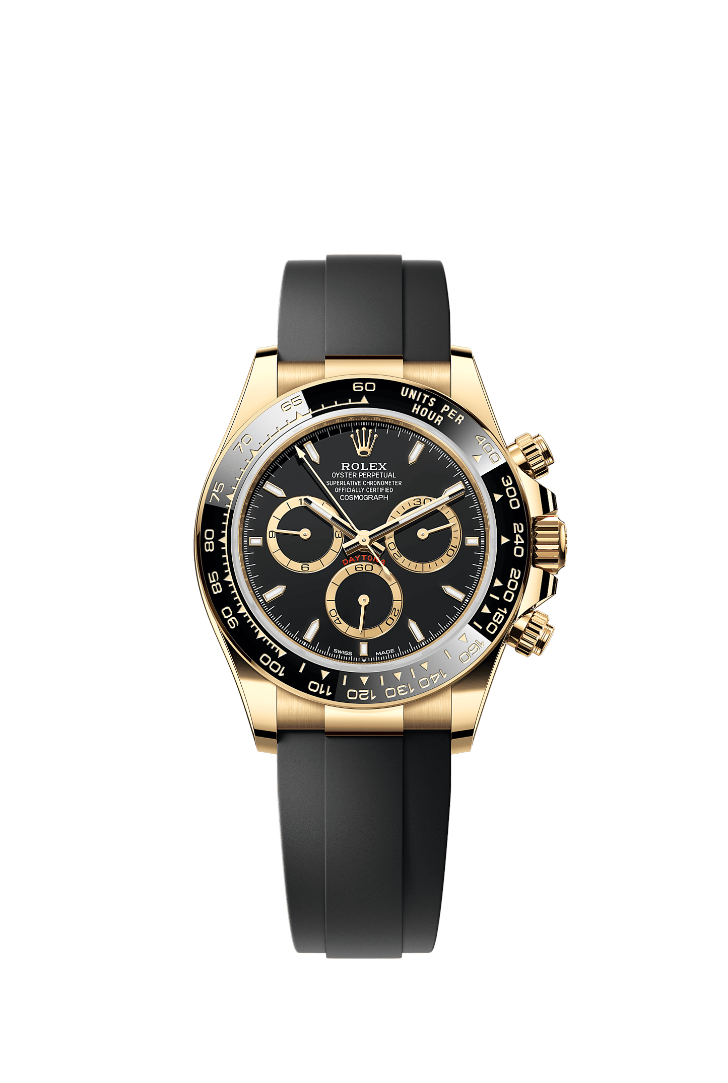 Cosmograph Daytona Oyster Chronograph Watch 40mm 18ct Yellow Gold Black Dial