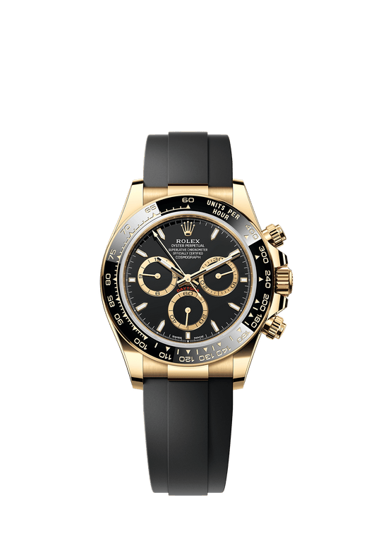 Cosmograph Daytona Oyster Chronograph Watch 40mm 18ct Yellow Gold Black Dial