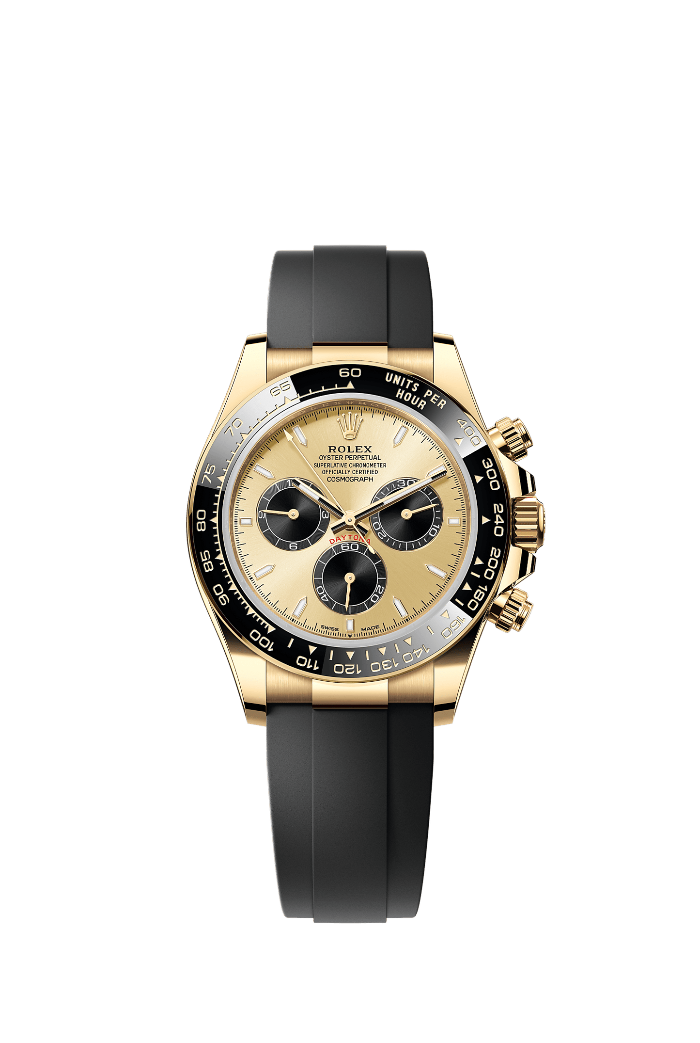 Cosmograph Daytona Oyster Chronograph Watch 40mm 18ct Yellow Gold Black Dial