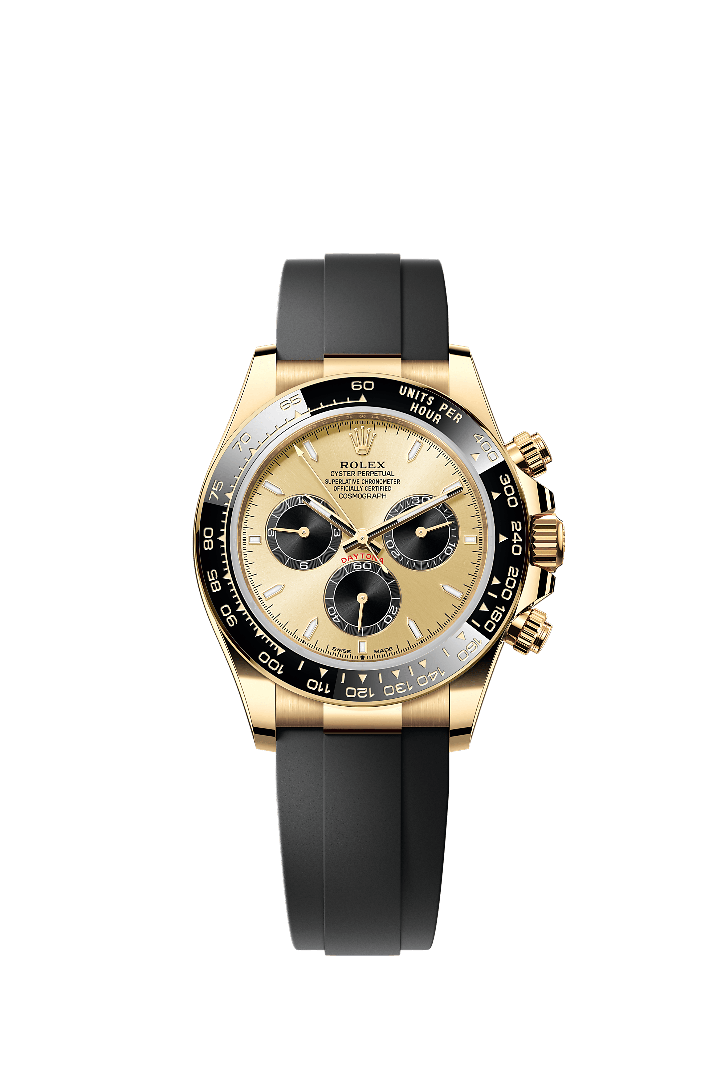 Cosmograph Daytona Oyster Chronograph Watch 40mm 18ct Yellow Gold Black Dial