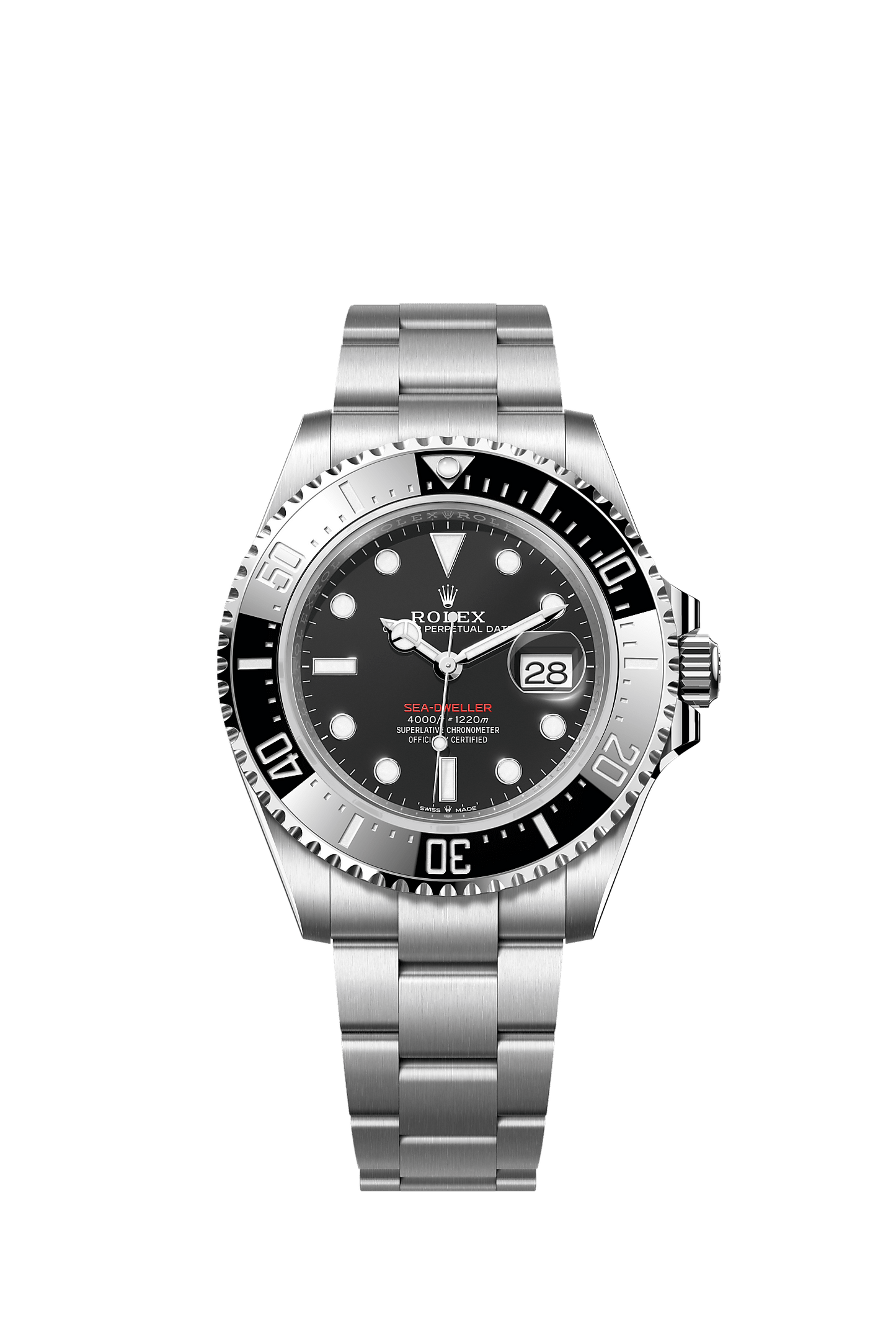 Sea-Dweller 43mm Oystersteel Intense Black Dial Cerachrom Bezel Oyster Bracelet Self-Winding Watch