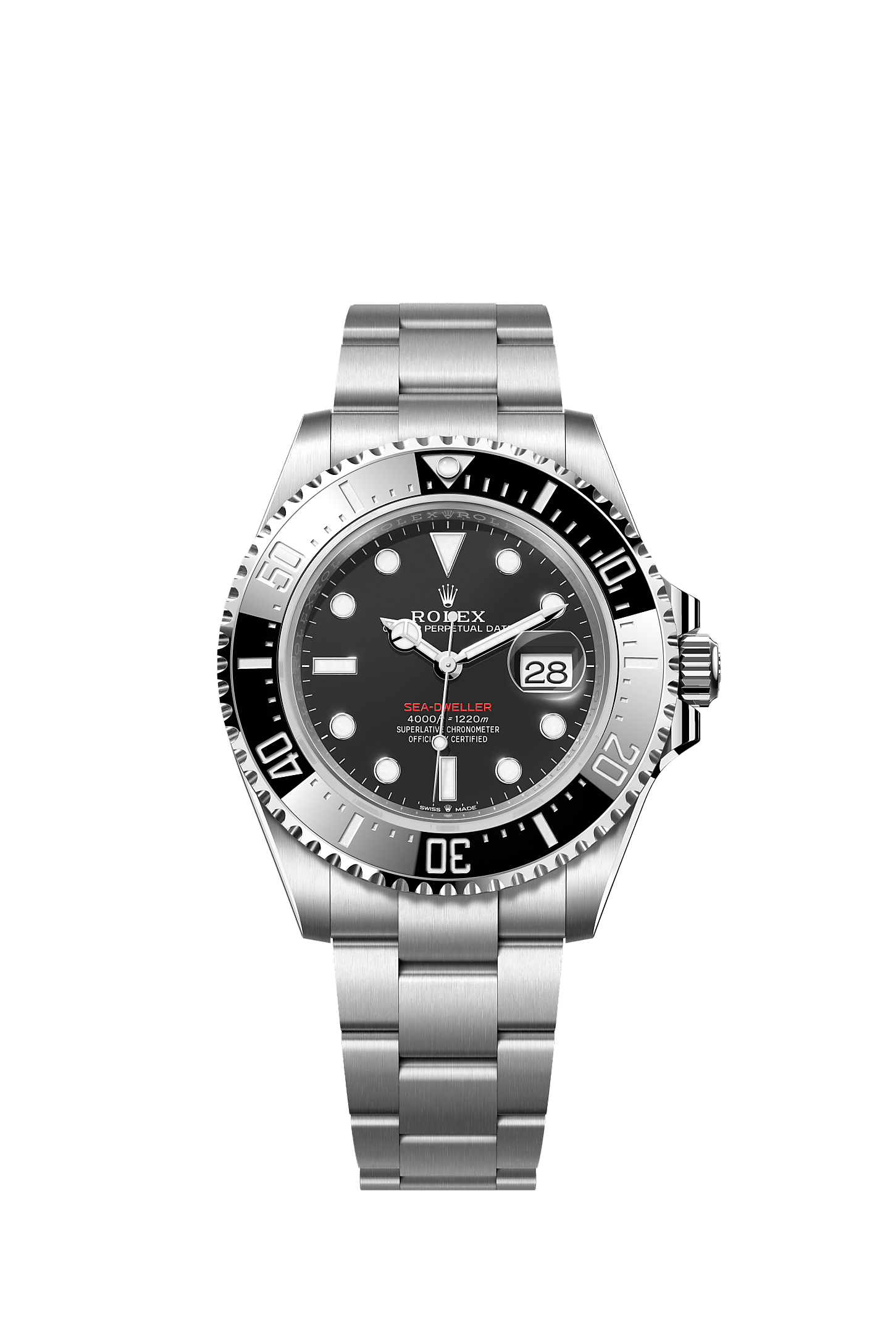 Sea-Dweller 43mm Oystersteel Intense Black Dial Cerachrom Bezel Oyster Bracelet Self-Winding Watch