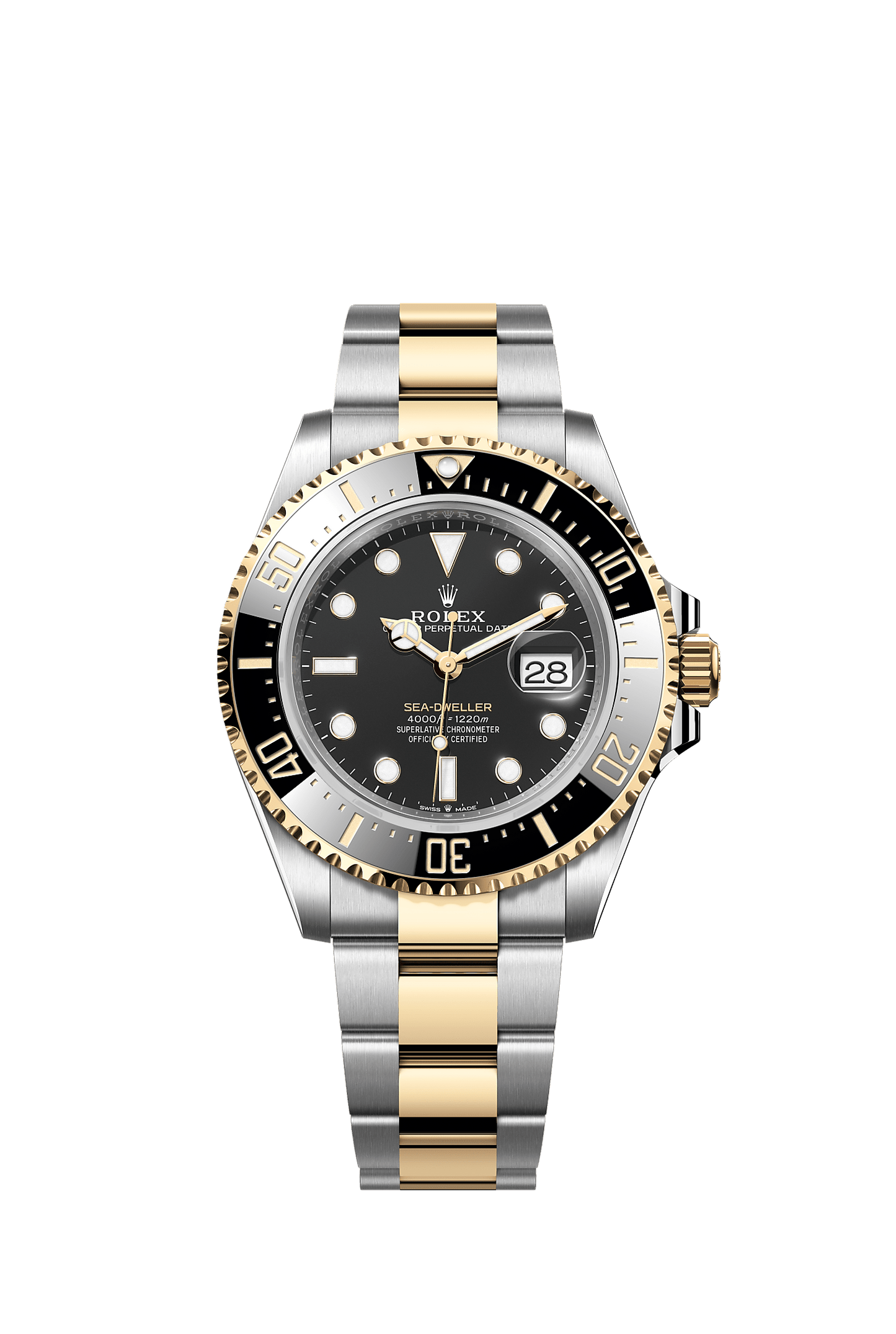 Sea-Dweller 43mm Oystersteel Yellow Gold Intense Black Dial Oyster Bracelet Self-Winding Watch