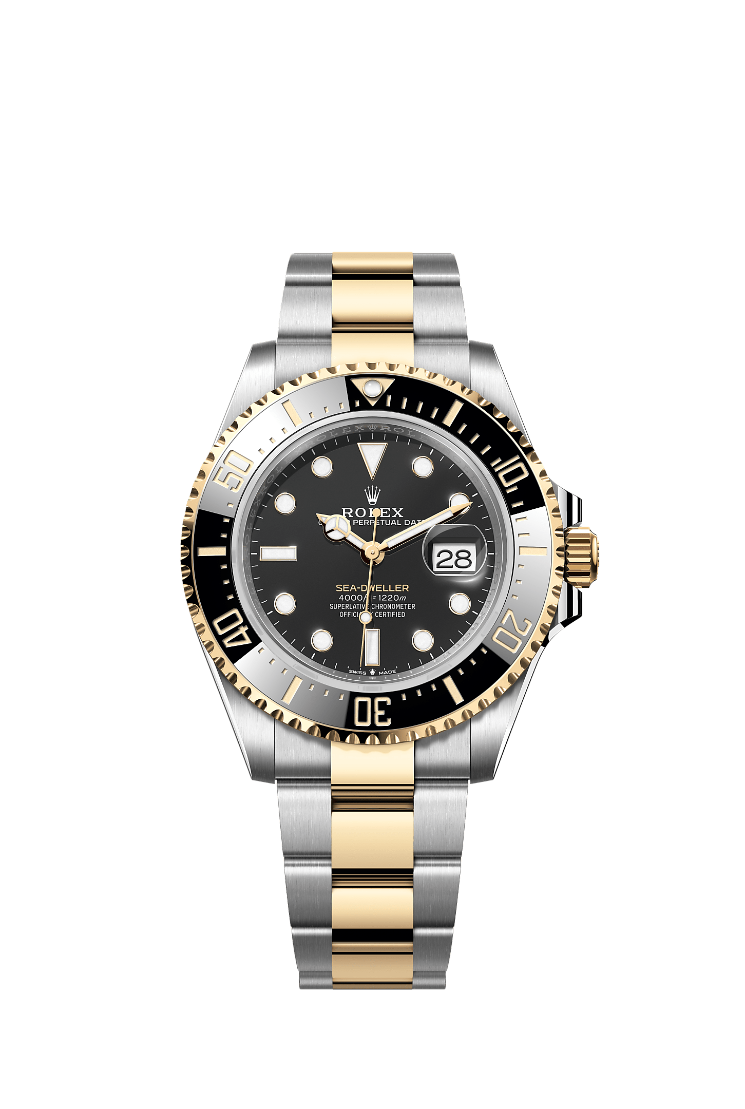 Sea-Dweller 43mm Oystersteel Yellow Gold Intense Black Dial Oyster Bracelet Self-Winding Watch
