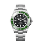 Submariner Date 41mm Oystersteel Black Dial Green Cerachrom Bezel Oyster Bracelet Self-Winding Watch