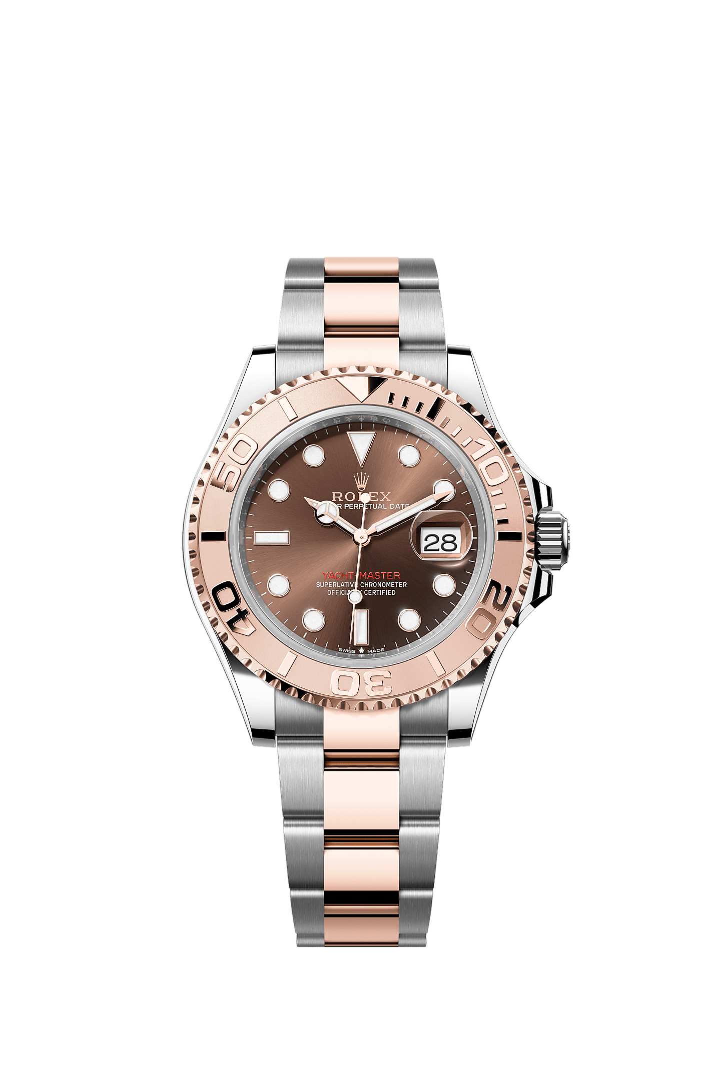 Yacht-Master 40 40mm Oystersteel Everose Gold Chocolate Dial Oyster Bracelet Self-Winding Watch