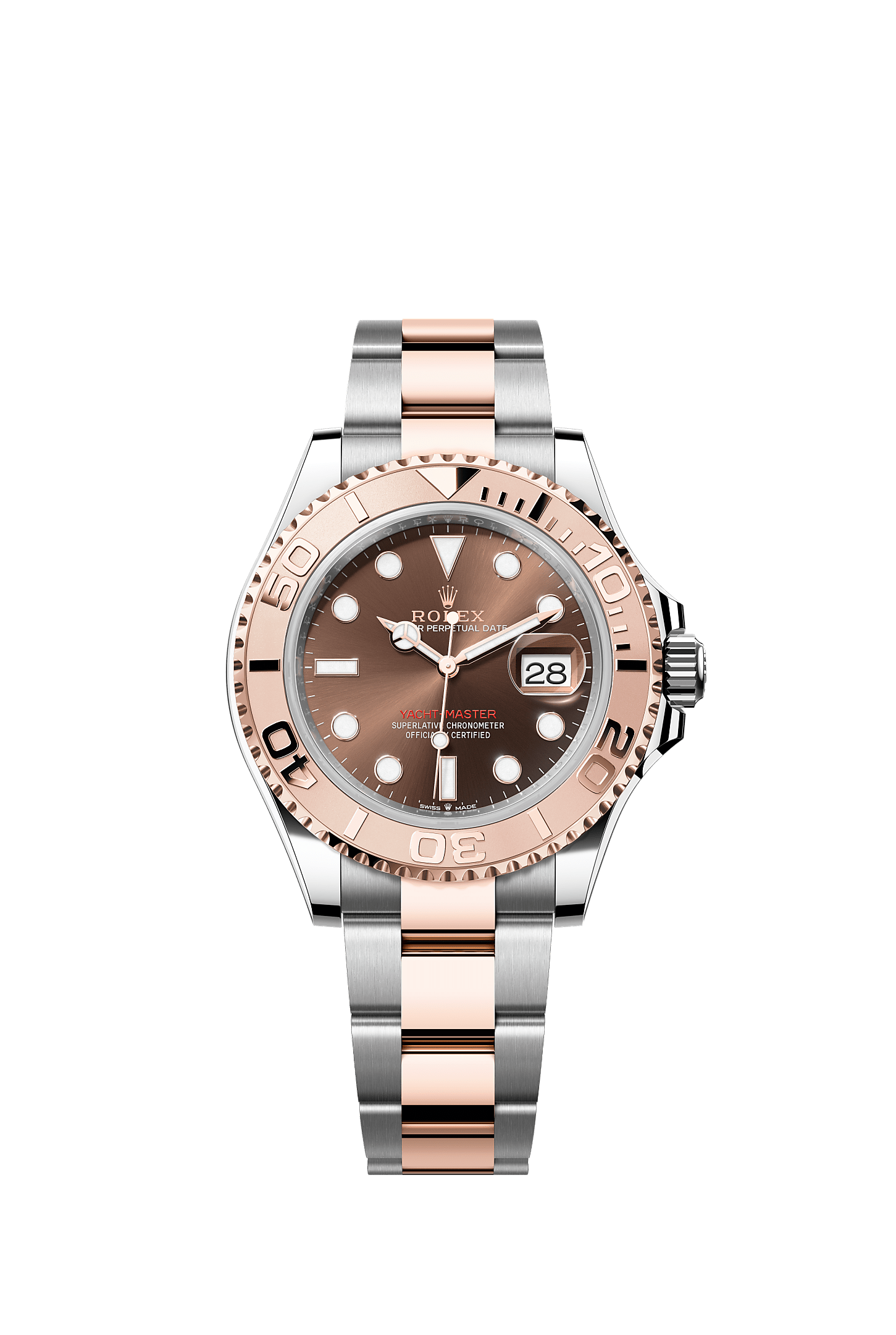 Yacht-Master 40 40mm Oystersteel Everose Gold Chocolate Dial Oyster Bracelet Self-Winding Watch