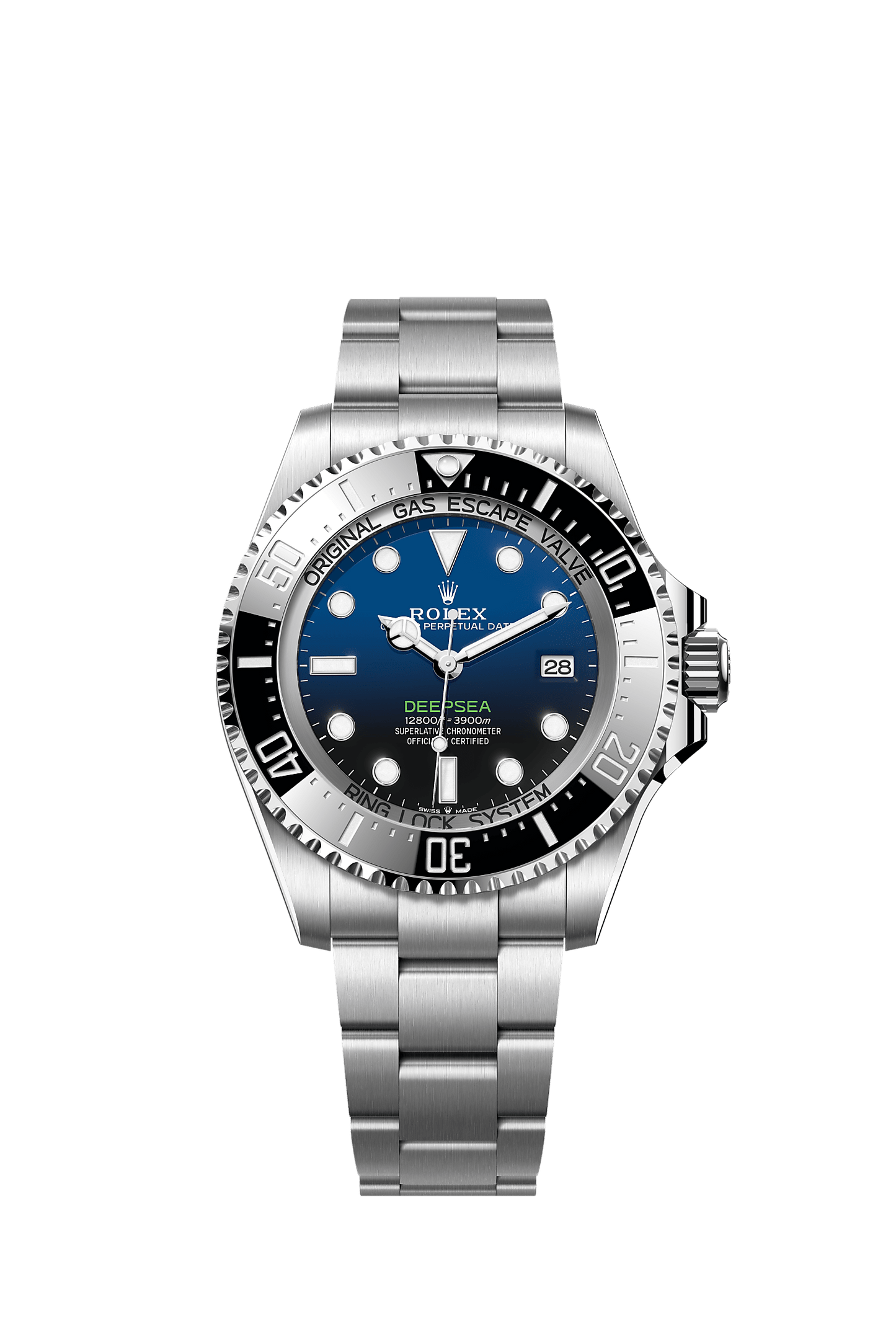 Deepsea 44mm Oystersteel D-Blue Dial Oyster Bracelet Self-Winding Watch