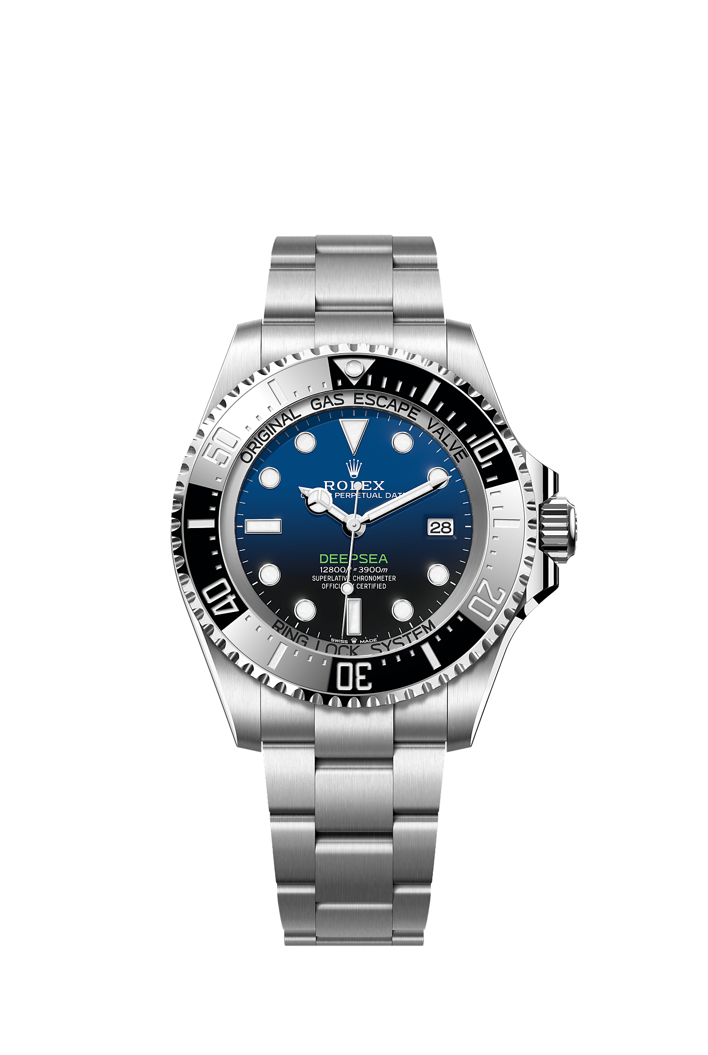Deepsea 44mm Oystersteel D-Blue Dial Oyster Bracelet Self-Winding Watch