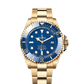Deepsea Oyster Chronometer Watch 44mm 18ct Yellow Gold Blue Dial Oyster Bracelet