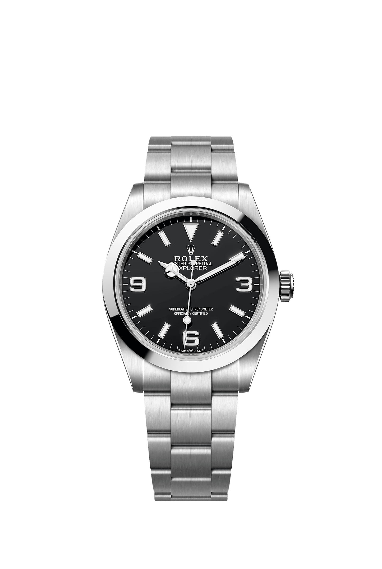 Explorer 40 40mm Oystersteel Black Dial Oyster Bracelet Self-Winding Watch