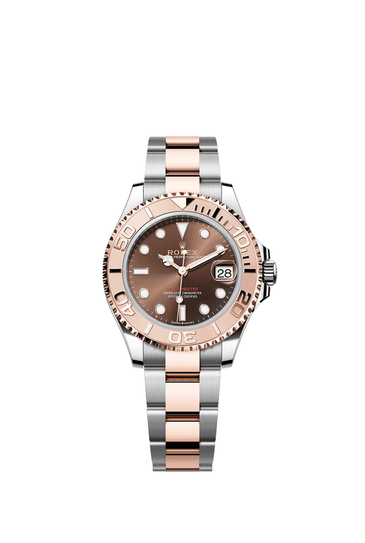 Yacht-Master 37 Oystersteel Everose Gold Chocolate Dial Oyster Bracelet 37mm Self-Winding Watch