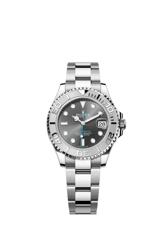 Yacht-Master 37 Oystersteel Platinum Slate Dial Oyster Bracelet 37mm Self-Winding Watch