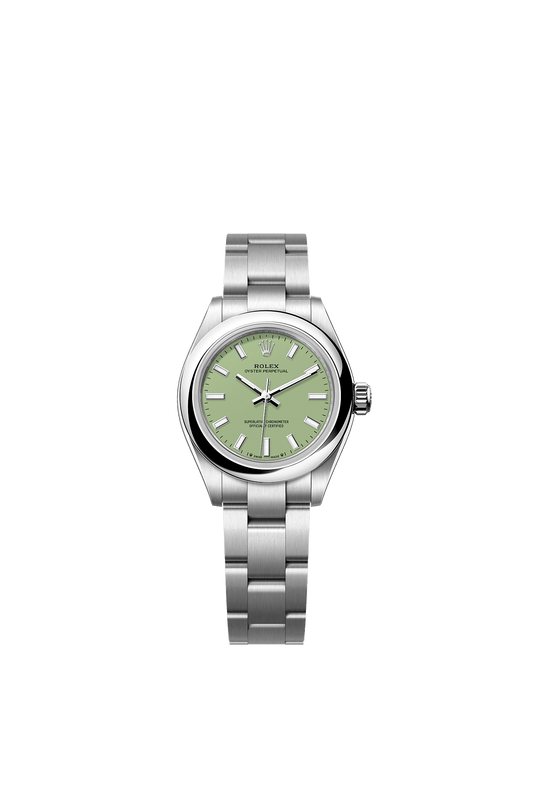 Oyster Perpetual 28 Oystersteel Pistachio Dial Oyster Bracelet 28mm Self-Winding Watch