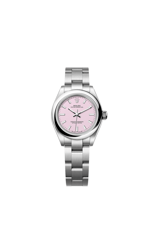 Oyster Perpetual 28 Oystersteel Candy Pink Dial Oyster Bracelet 28mm Self-Winding Watch