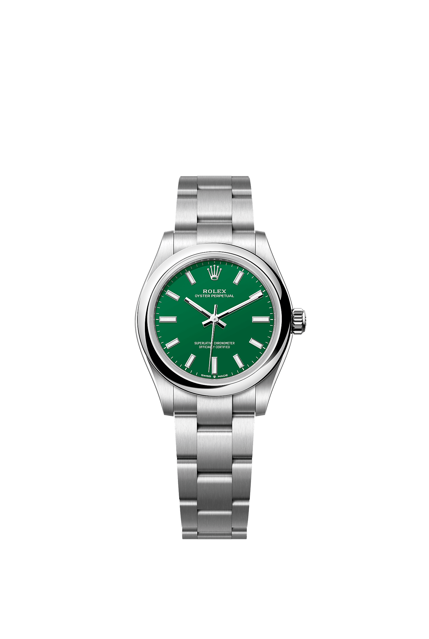Oyster Perpetual 31 Oystersteel Green Dial Oyster Bracelet 31mm Self-Winding Watch