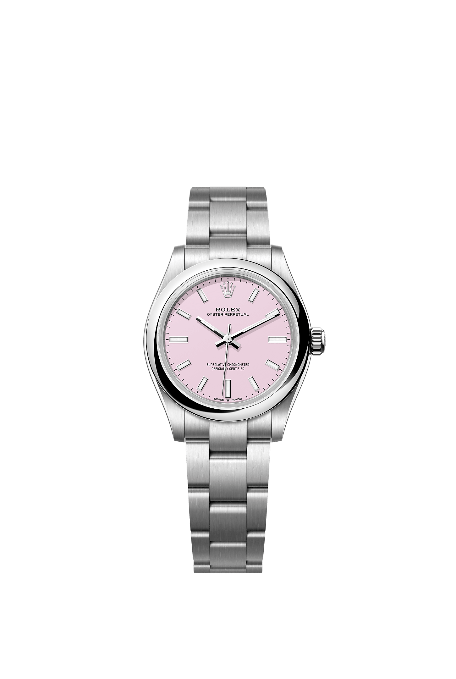 Oyster Perpetual 31 Oystersteel Candy Pink Dial Oyster Bracelet 31mm Self-Winding Watch