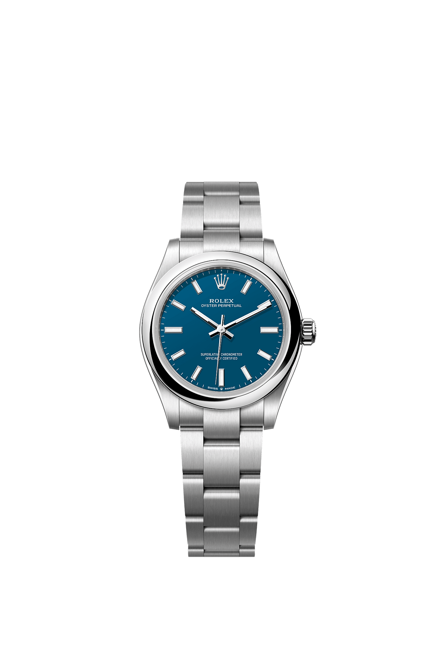 Oyster Perpetual 31 Oystersteel Med Blue Dial Oyster Bracelet 31mm Self-Winding Watch