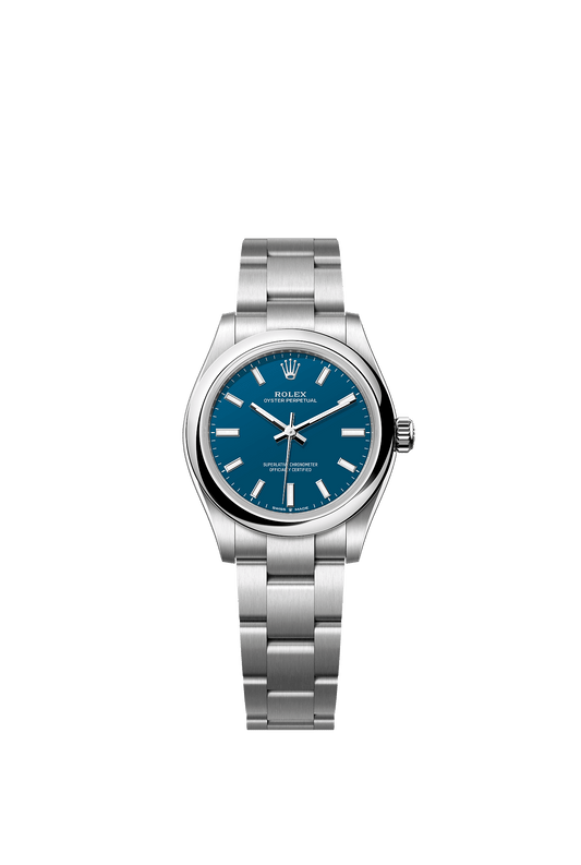 Oyster Perpetual 31 Oystersteel Med Blue Dial Oyster Bracelet 31mm Self-Winding Watch