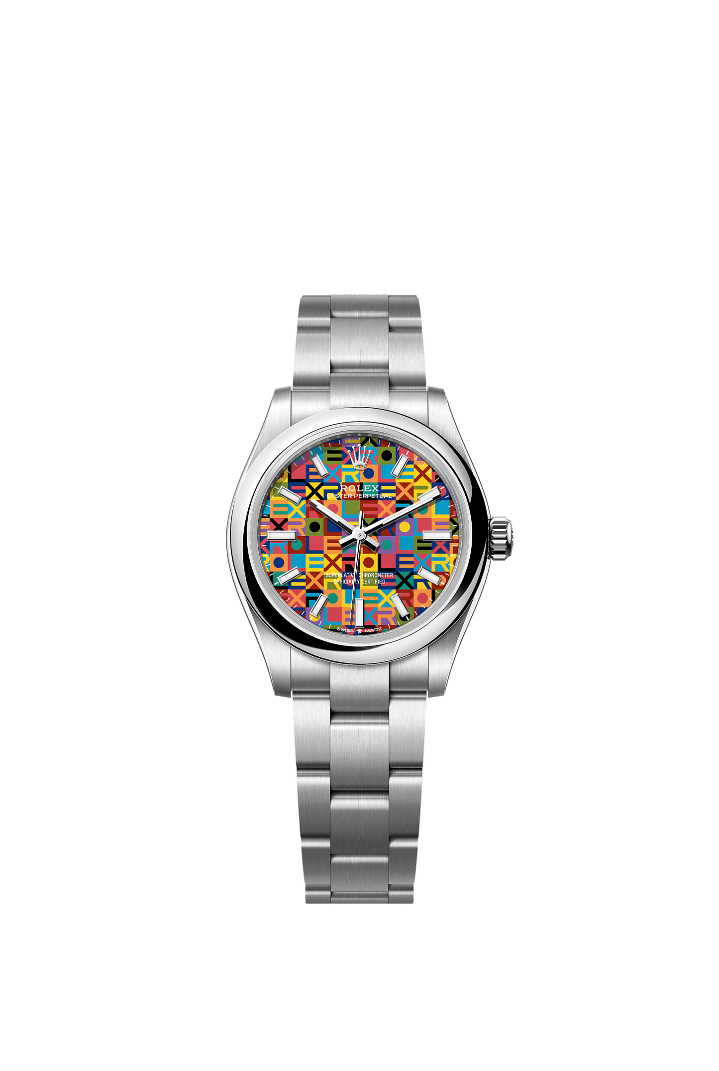 Oyster Perpetual 31 Oystersteel Multicoloured Jubilee Motif Dial Oyster Bracelet 31mm