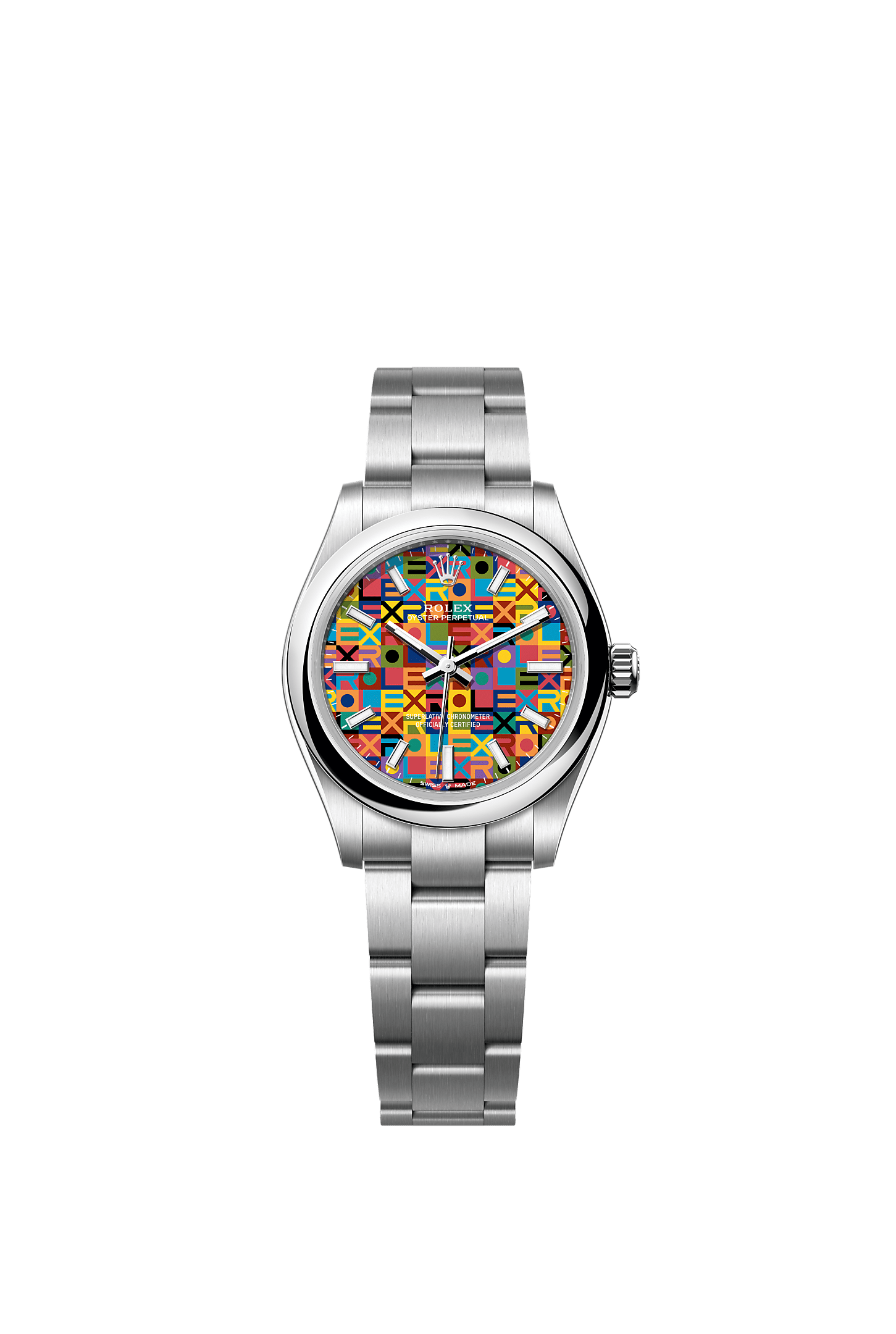 Oyster Perpetual 31 Oystersteel Multicoloured Jubilee Motif Dial Oyster Bracelet 31mm
