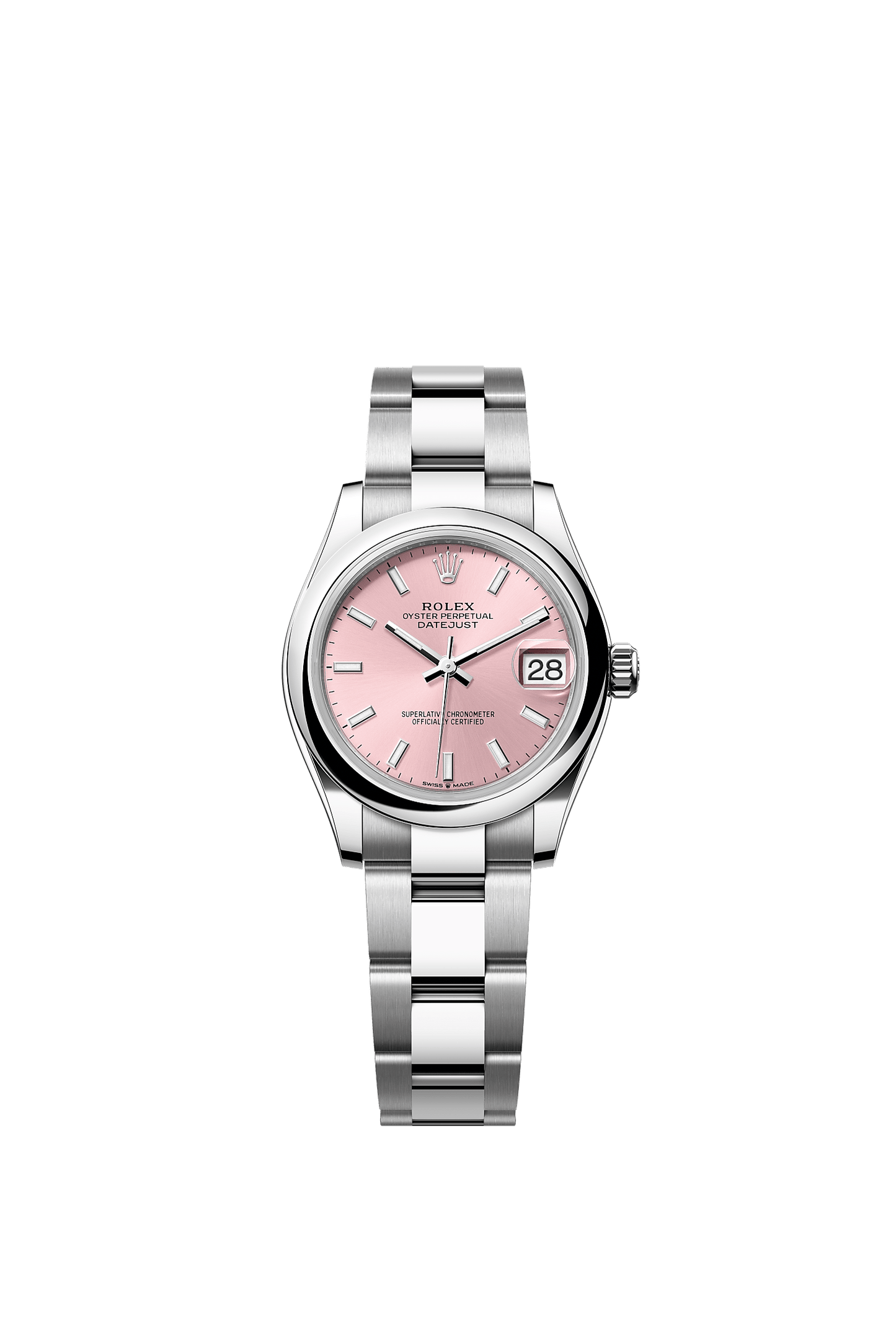 Datejust 31 Oystersteel Pink Dial Oyster Bracelet 31mm Self-Winding Watch