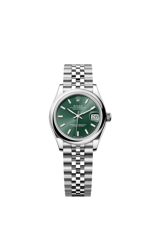 Datejust 31 Oyster Perpetual Chronometer Watch 31mm Oystersteel Mint Green Dial Jubilee Bracelet