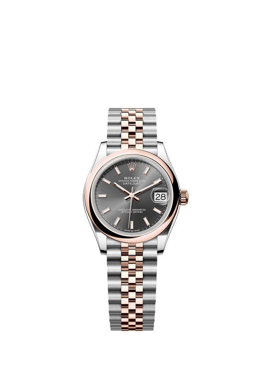 Datejust 31 Oystersteel Everose Gold Slate Dial Jubilee Bracelet 31mm Self-Winding Watch