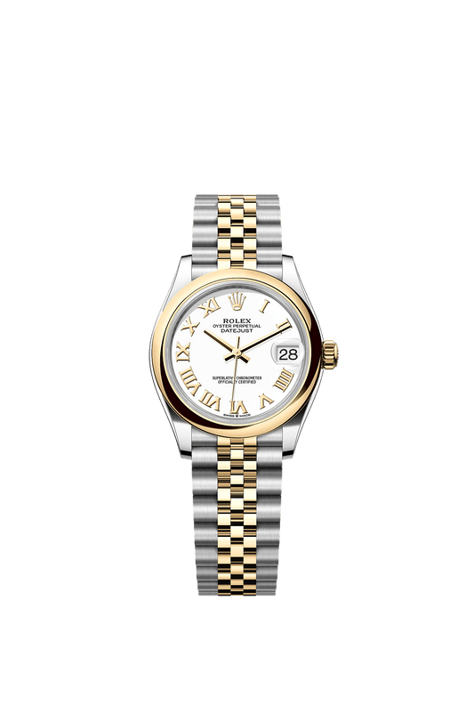 Datejust 31 Oystersteel Yellow Gold White Dial Jubilee Bracelet 31mm Self-Winding Watch