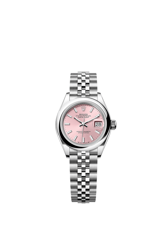 Lady-Datejust 28 Oystersteel Pink Dial Jubilee Bracelet 28mm Self-Winding Watch