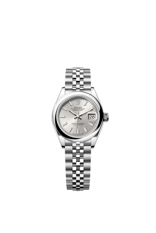 Lady-Datejust 28 Oystersteel Silver Dial Jubilee Bracelet 28mm Self-Winding Watch
