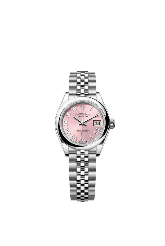 Lady-Datejust 28 Oystersteel Silver Dial Oyster Bracelet 28mm Self-Winding Watch