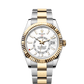 Sky-Dweller 42mm Oystersteel Yellow Gold Intense White Dial Oyster Bracelet Self-Winding Watch
