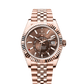 Sky-Dweller 42 Oyster Perpetual Chronometer Watch 42mm 18ct Everose Gold Chocolate Dial Jubilee Bracelet