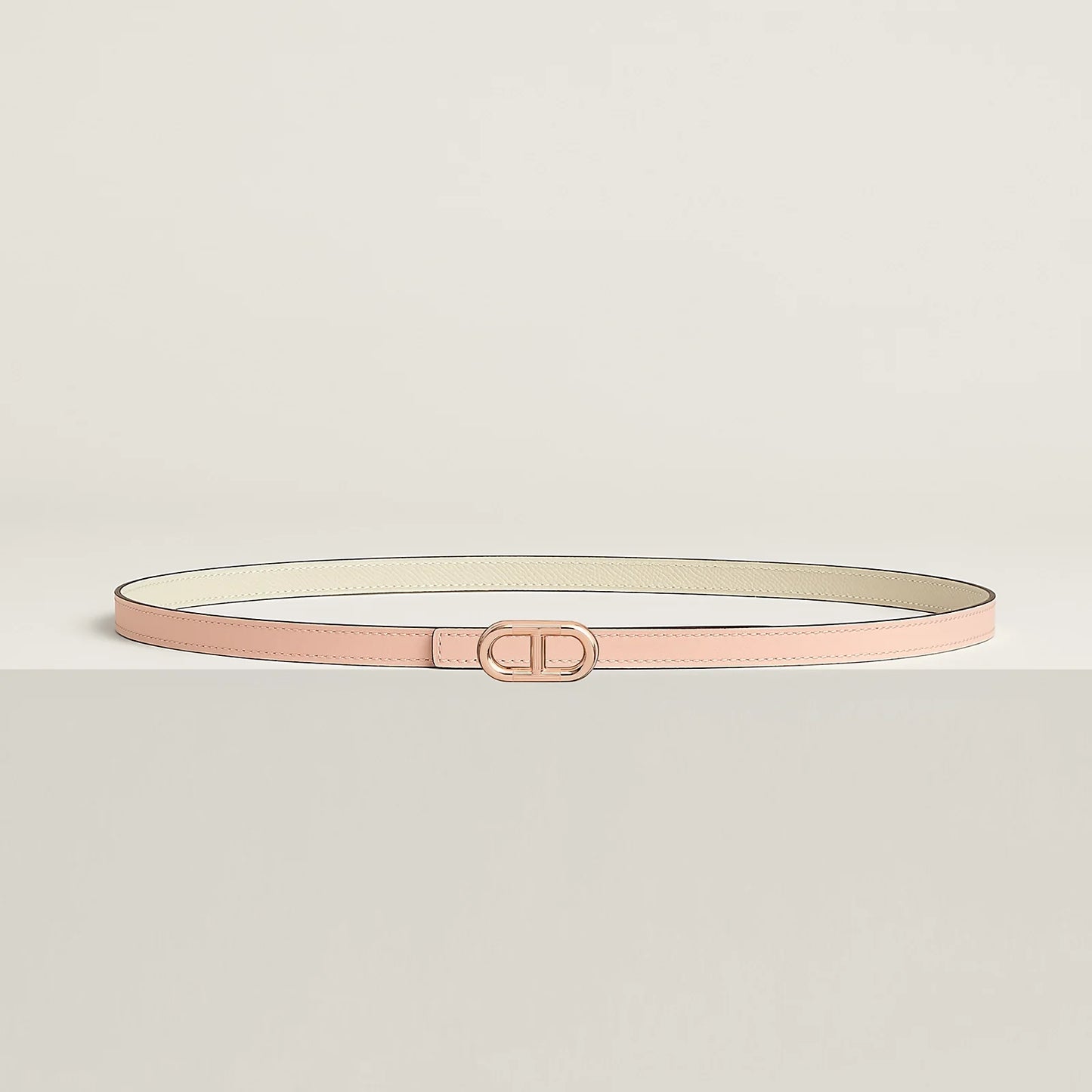 Maillon H Belt Buckle & Reversible Leather Strap 13 MM