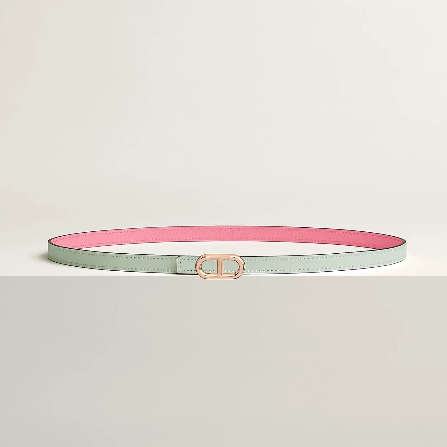 Maillon H Belt Buckle & Reversible Leather Strap 13 MM