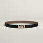 MY H BELT BUCKLE & REVERSIBLE LEATHER STRAP 24 MM