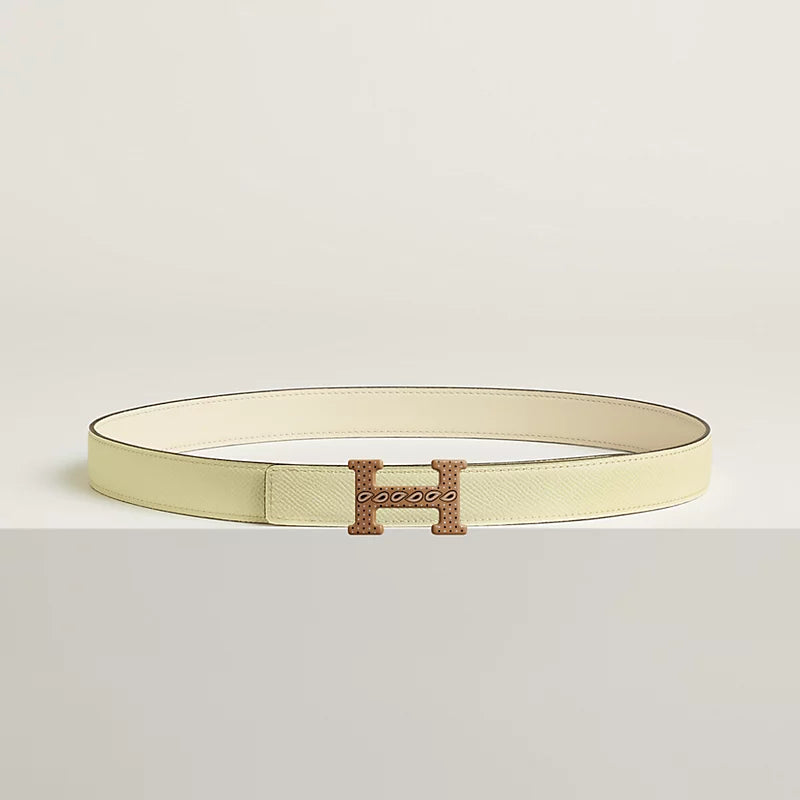 H Email Bandana belt buckle & Bandana leather strap 24 mm