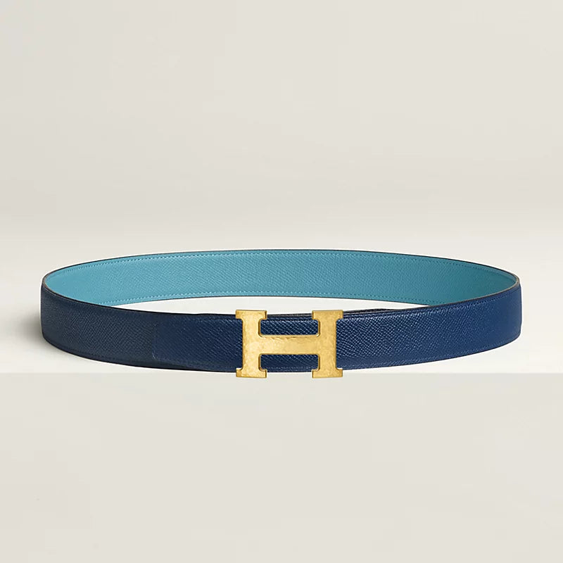 H Martelee Belt Buckle & Reversible Leather Strap 32 MM