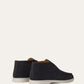 Navy Blue - Light Wood Smoke LORO PIANA  Open Walk Ankle Boot