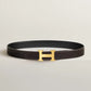 H Martelee Belt Buckle & Reversible Leather Strap 32 MM