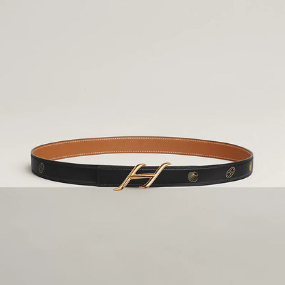 HDN Belt Buckle & Bandana Leather Strap 24 MM