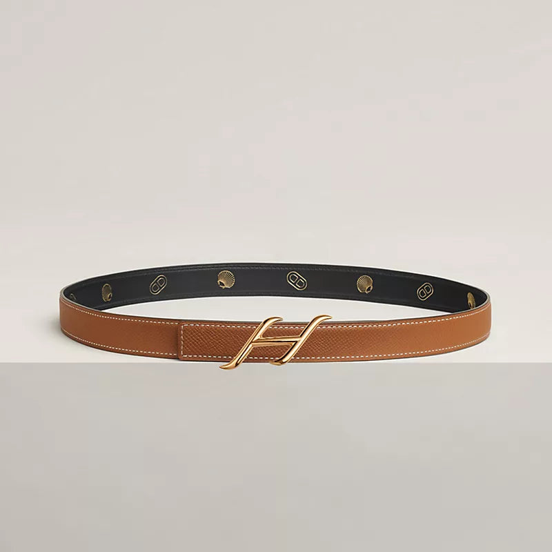 HDN Belt Buckle & Bandana Leather Strap 24 MM