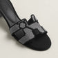 Noir/Cristal & Noir/Rose Oasis Sandal